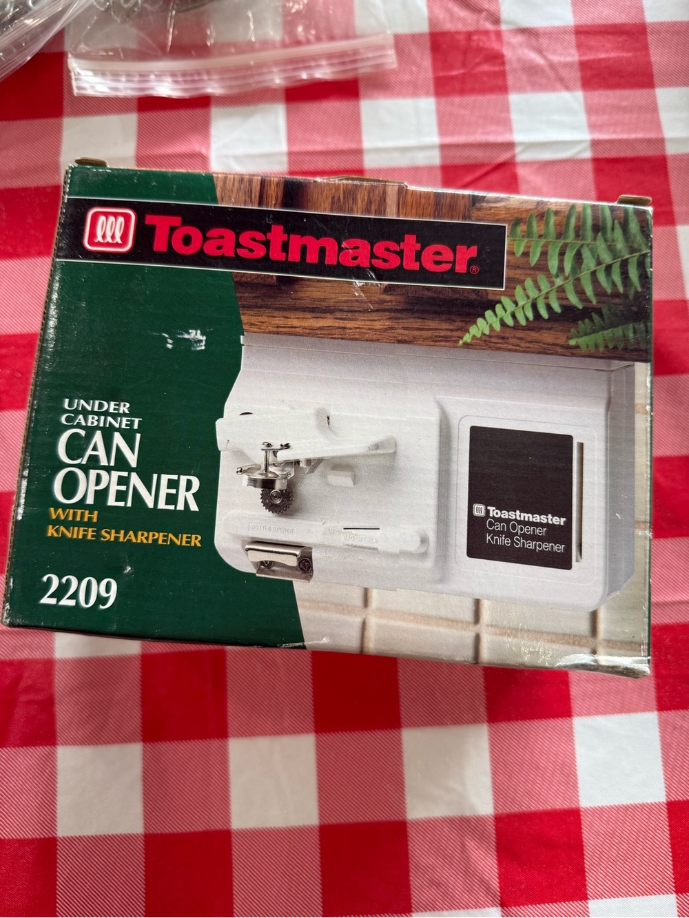 Vintage Under-Cabinet Can Opener with Knife Sharpener
